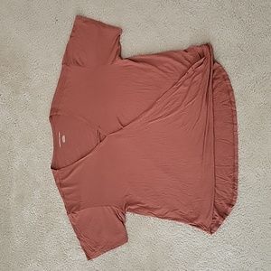 American Eagle Short Sleeve Wrap Front T-Shirt XL